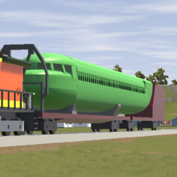 BNSF Fuselage Flatcars