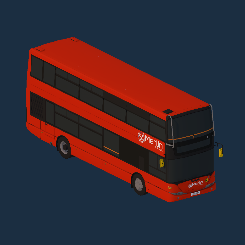 Merlin Travel | Scania Omnicity (Black Front)