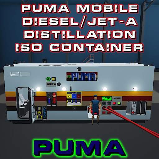 Puma Mobile Diesel/Jet-A Distillation ISO Container