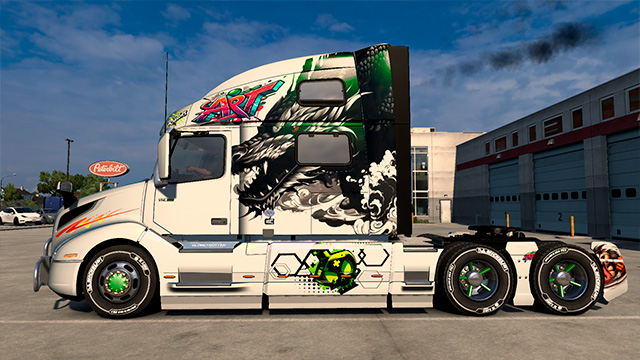 sking volvo VNL