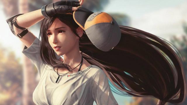 R-18 Tifa Lockhart (Final Fantasy VII) animated Glow Adrenaline