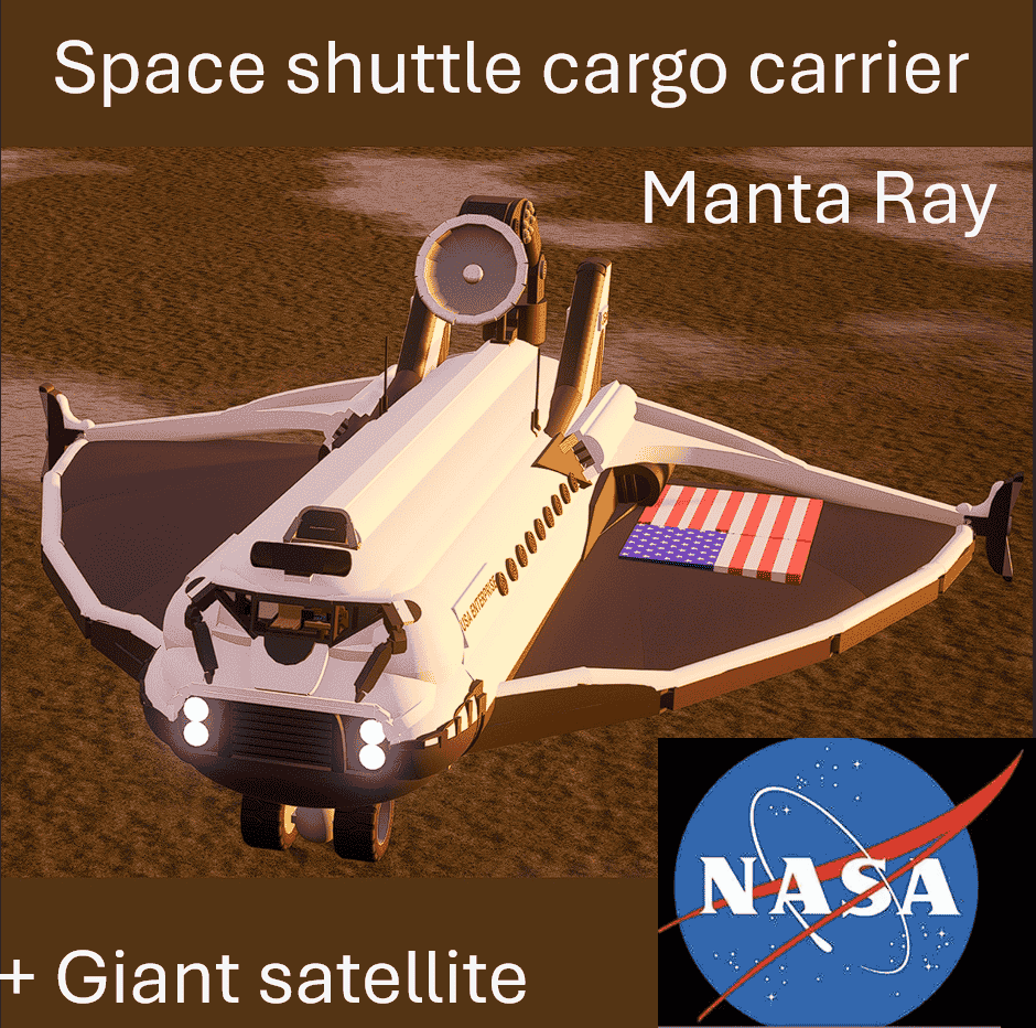 Best space shuttle Manta Ray