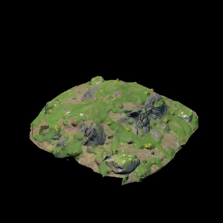 Terrain, Hill, Rock 12