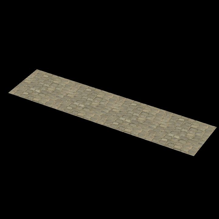 Cobbled road - Straight 4