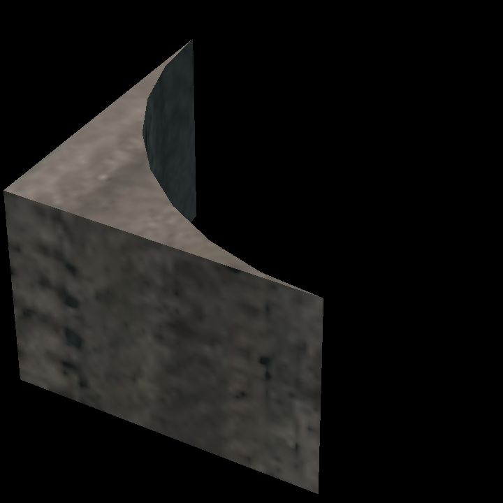 Sewer liquid block corners B 3x3