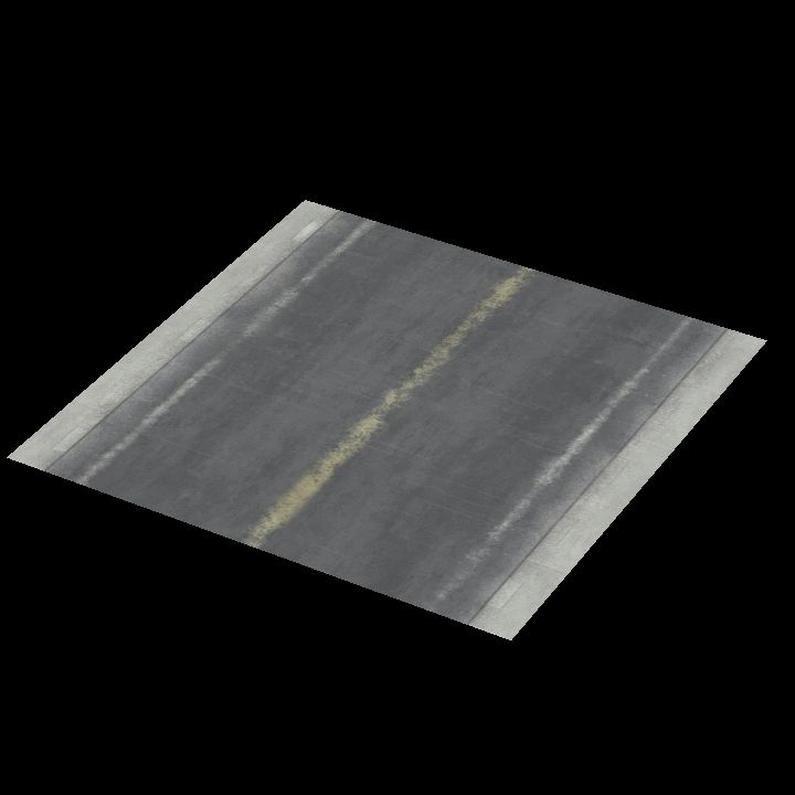 Modern road modular straight 1
