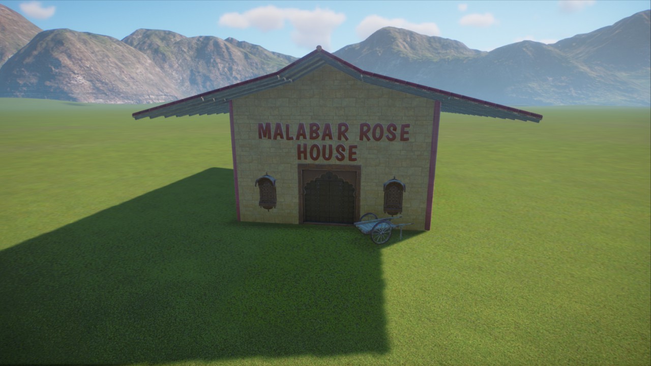 Detailed Malabar Rose Exhibit