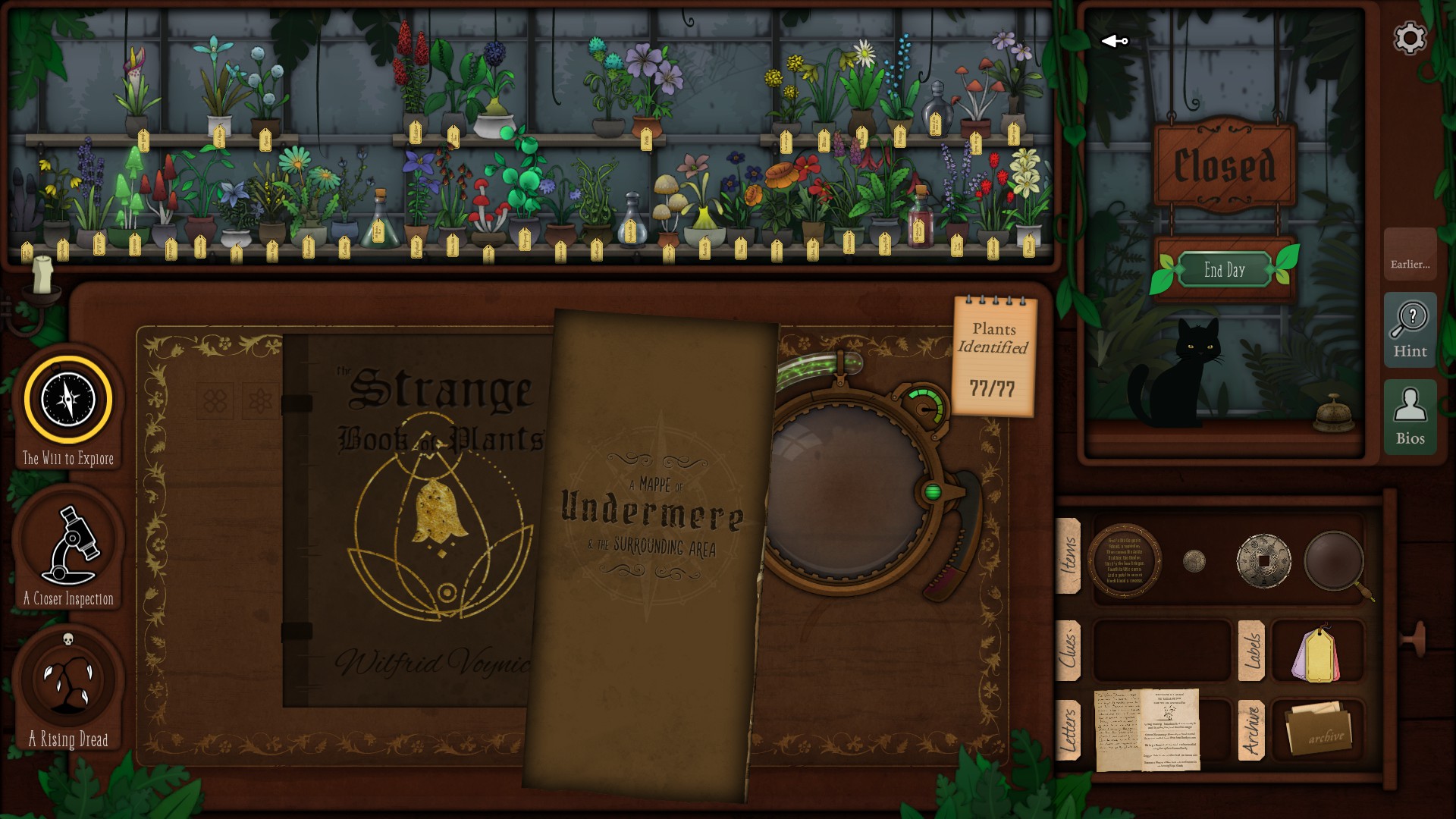 Геймплей Strange Horticulture