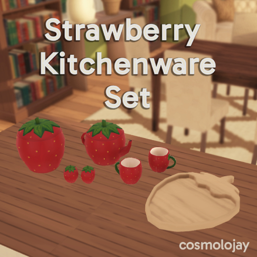 Strawberry Kitchenware Set by Cosmolojay