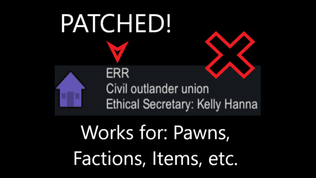 ERR Name Fixer mod preview for RimWorld