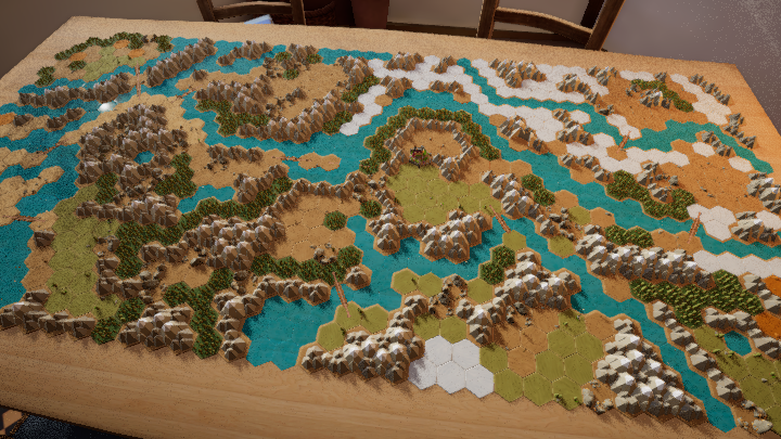 Mountain Rivers with ice