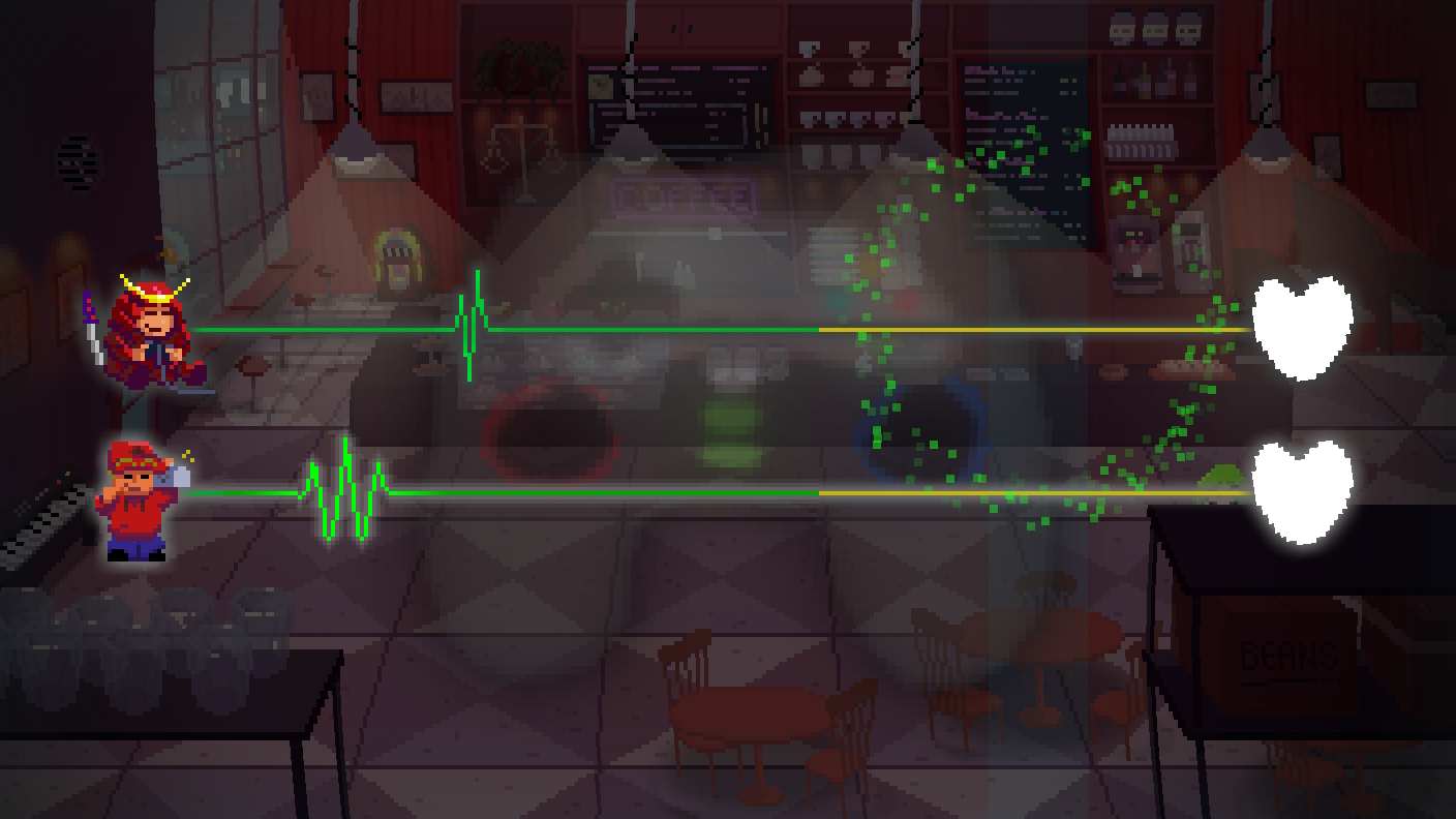 Rhythm Doctor OST - 2-3N Bomb-Sniffing Pomeranian but you can't cue completely oneshots at the same time