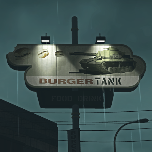 BETA Burger Tank Sign