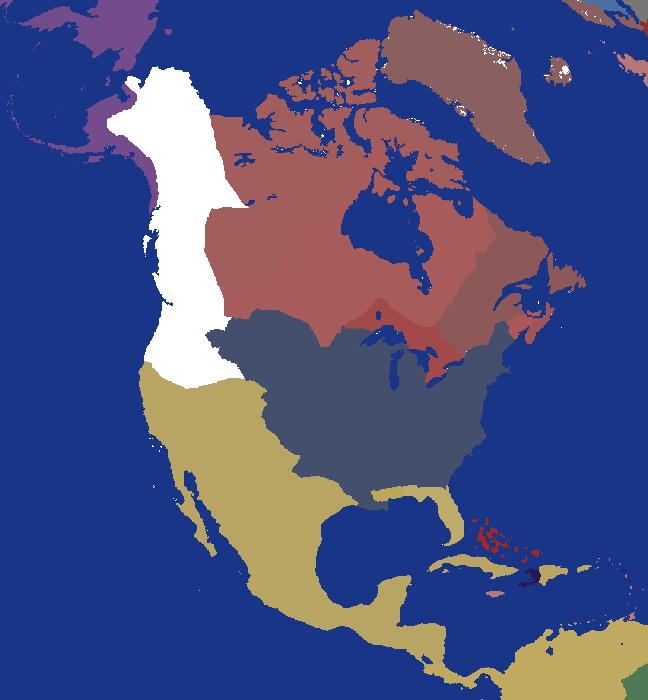 North America 1803 -- Colonization's Peak