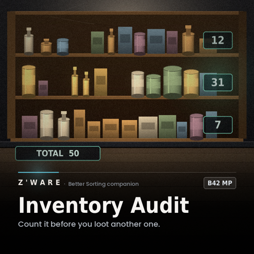 Z'Ware Inventory Audit: I Know It Is Here [Better Sorting Companion | B42 MP]