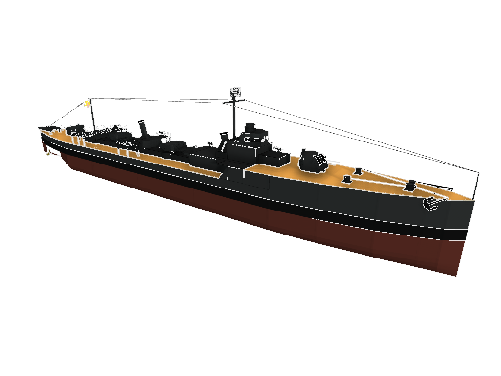 AIS Purpura-class destroyer preview