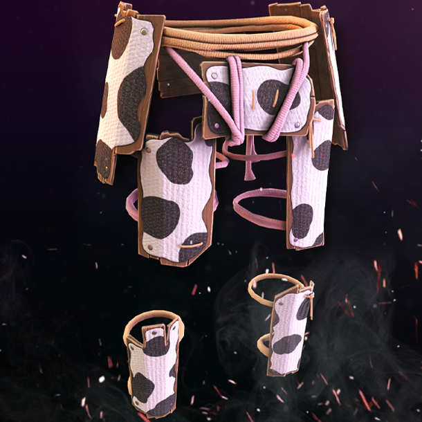 Cow Moo Flage Wood Armor Pants