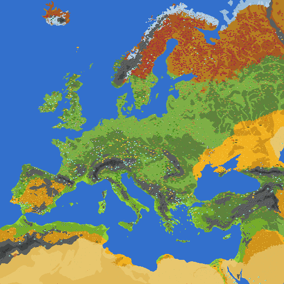 Europe - Iceberg Size