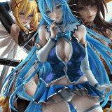 SakimiChan Konosuba Trio SFW & NSFW preview