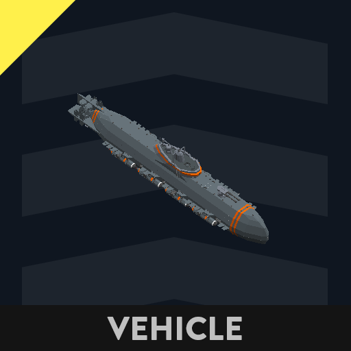 Big steam torpedo submarine