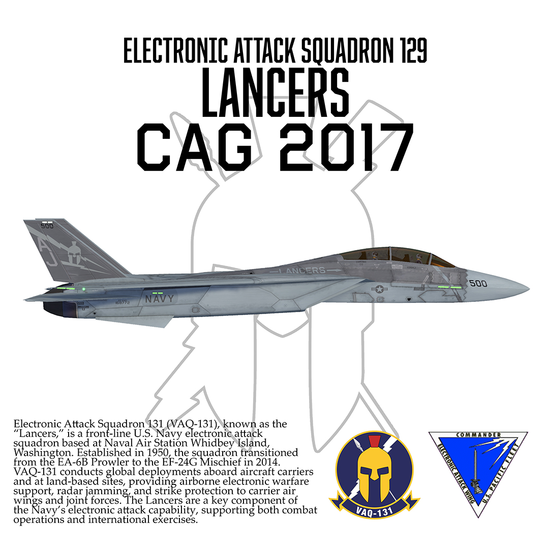 VAQ-131 'Lancers' CAG 2017