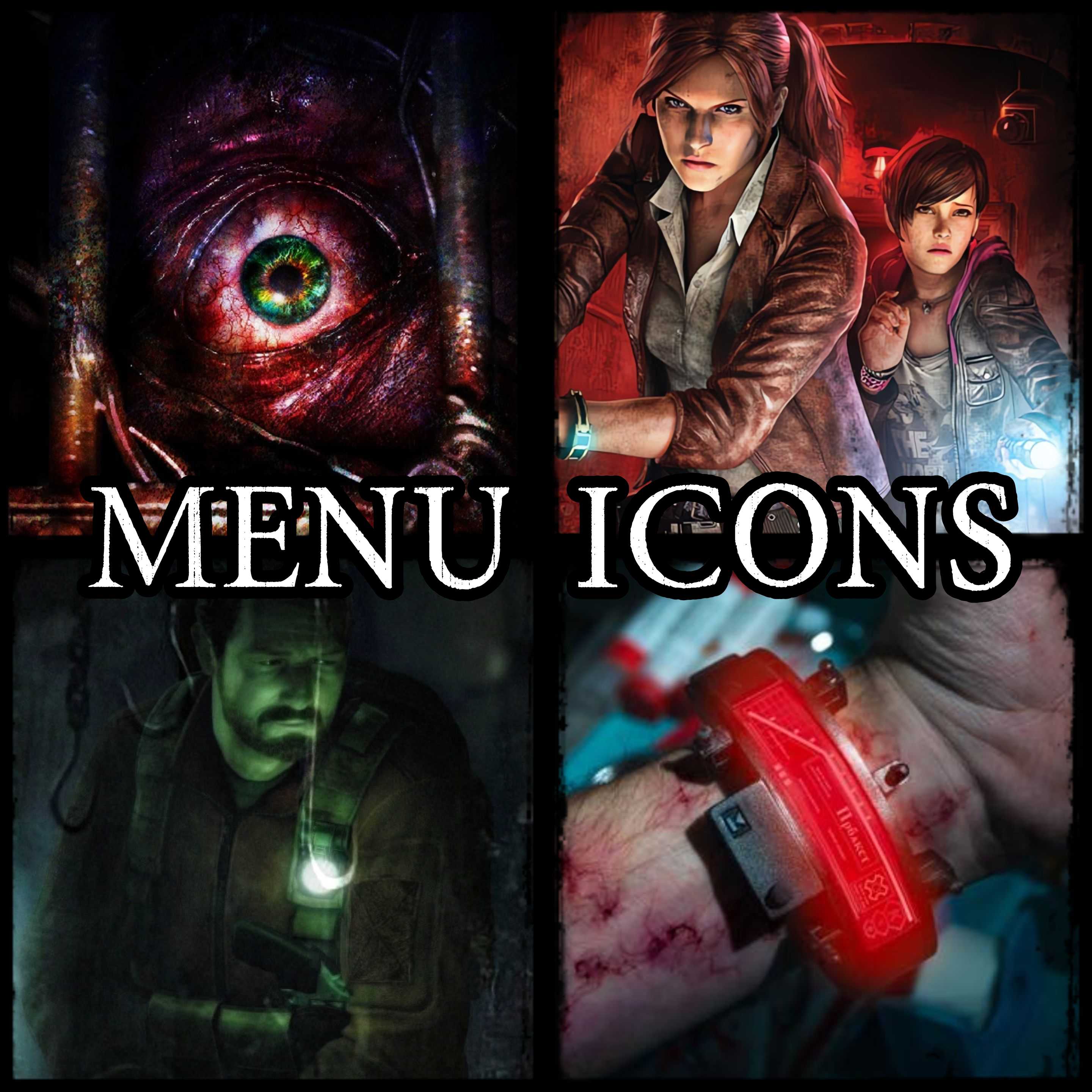 Resident Evil: Revelations 2 Menu Icons