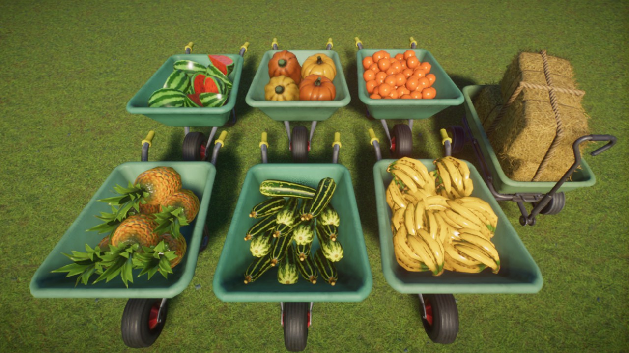 Full Wheelbarrow Food Set