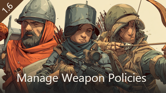 Manage Weapon Policies