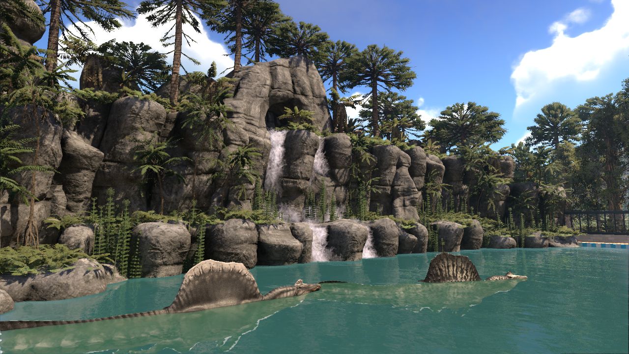seaworld stadium add-on: lush cliff