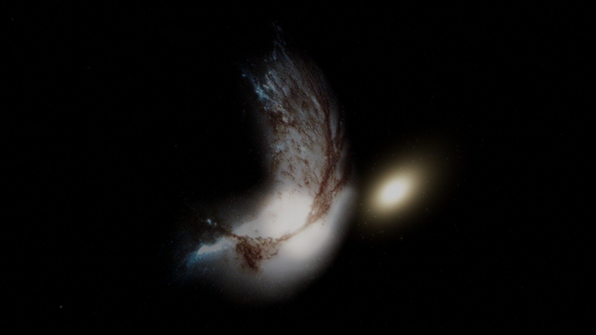 NGC 2936 Porpoise Galaxy ReTexture