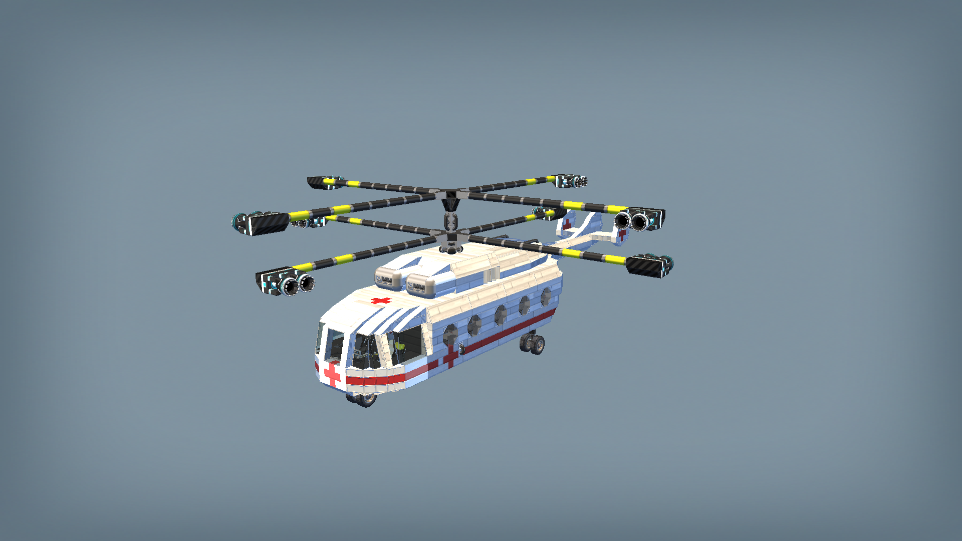 Cargo helicopter (rescue version)