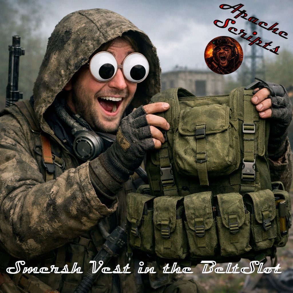 Apache's Smersh Vest in the belt slot