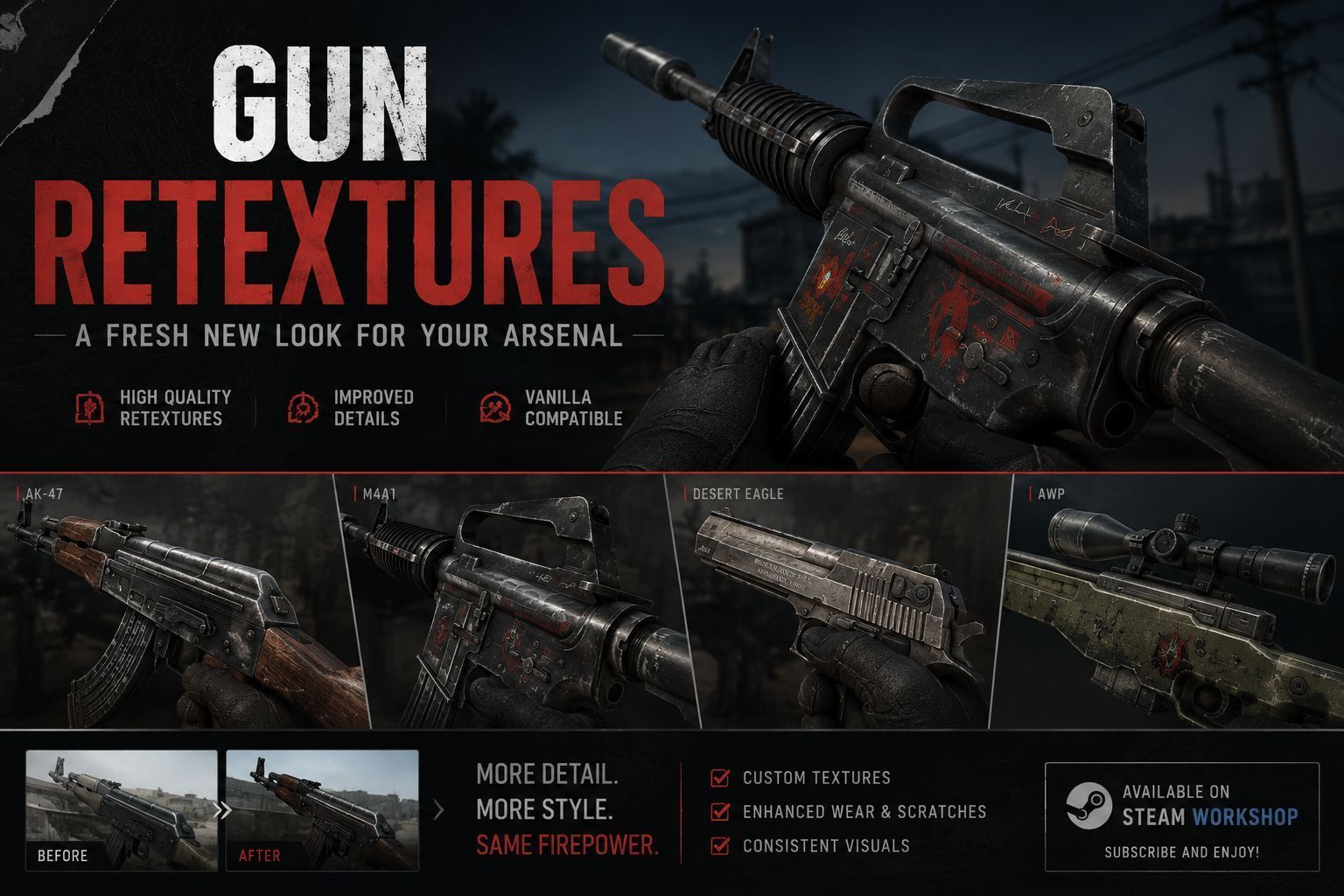 Vanilla Weapon Retexture Pack