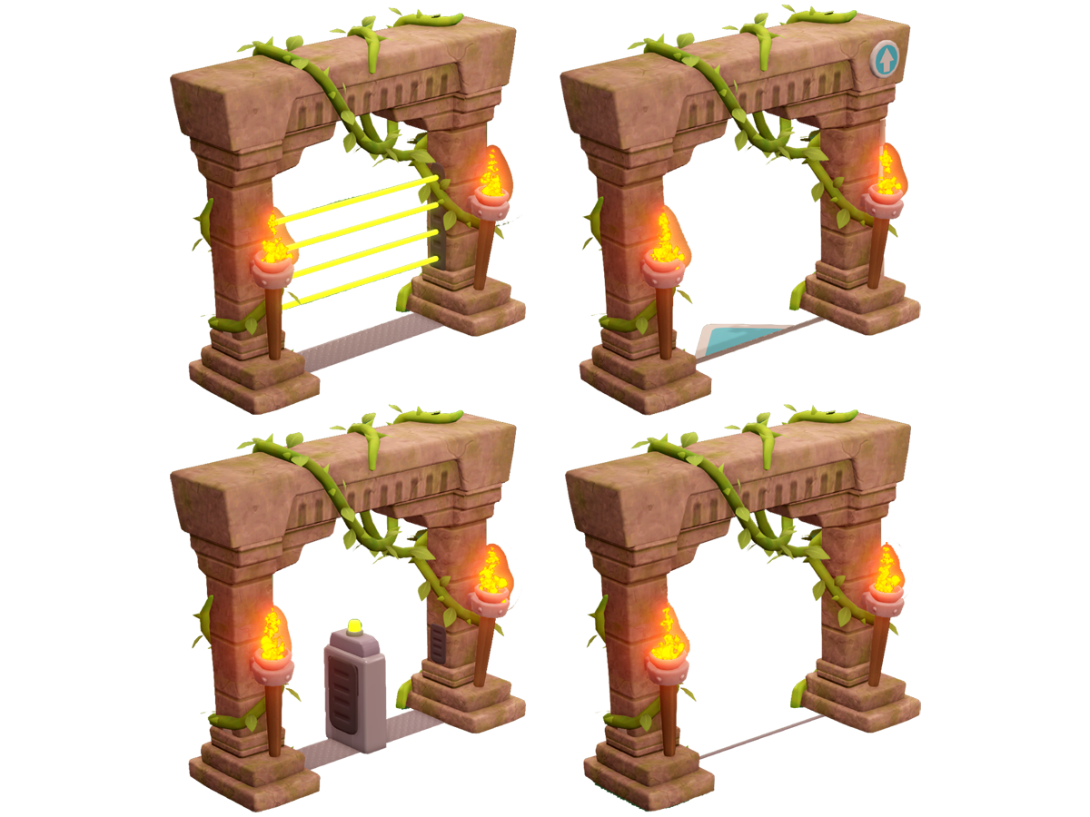 Temple Archway Collection (Explorer Upgrade Pack DLC Required)