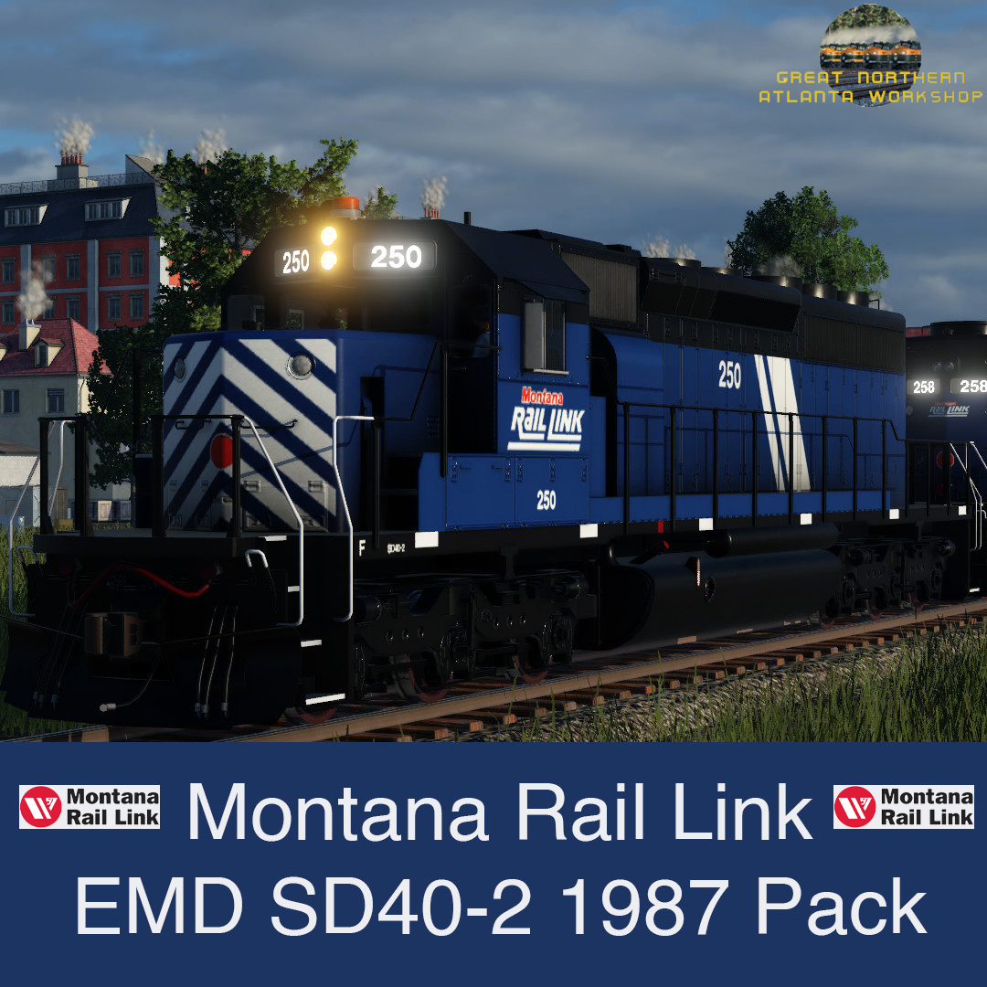 Montana Rail Link SD40-2 1987 Pack
