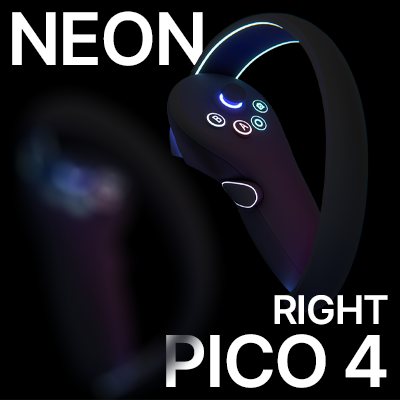 Neon Pico 4 Controllers (Right)