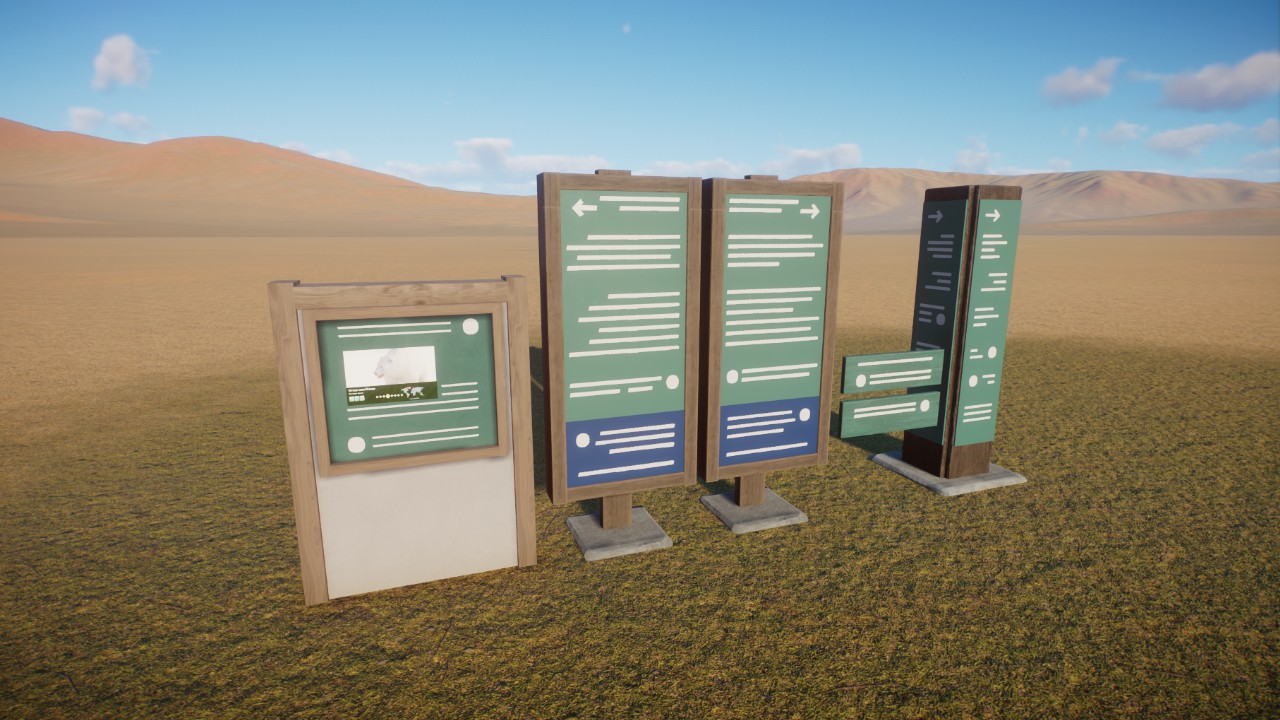 Custom Signs (Recolourable)