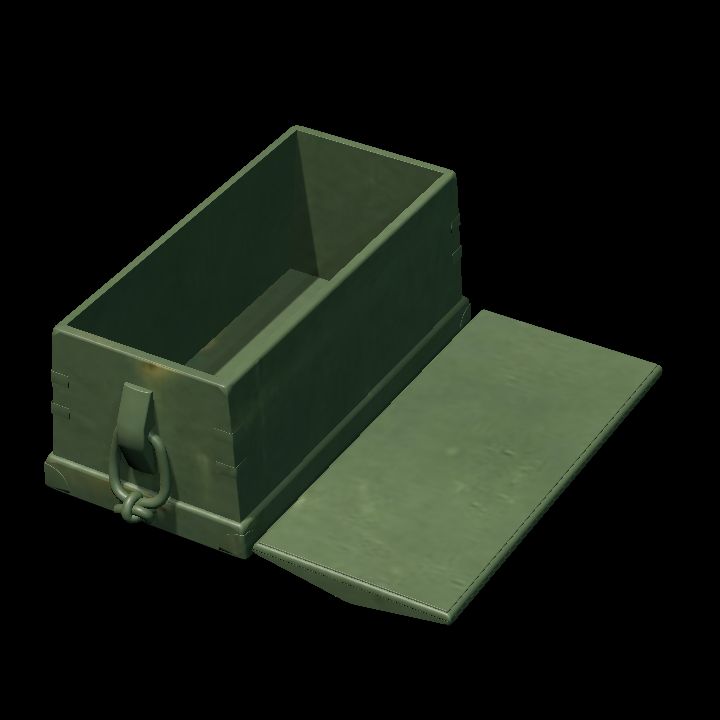 Chest - metal open
