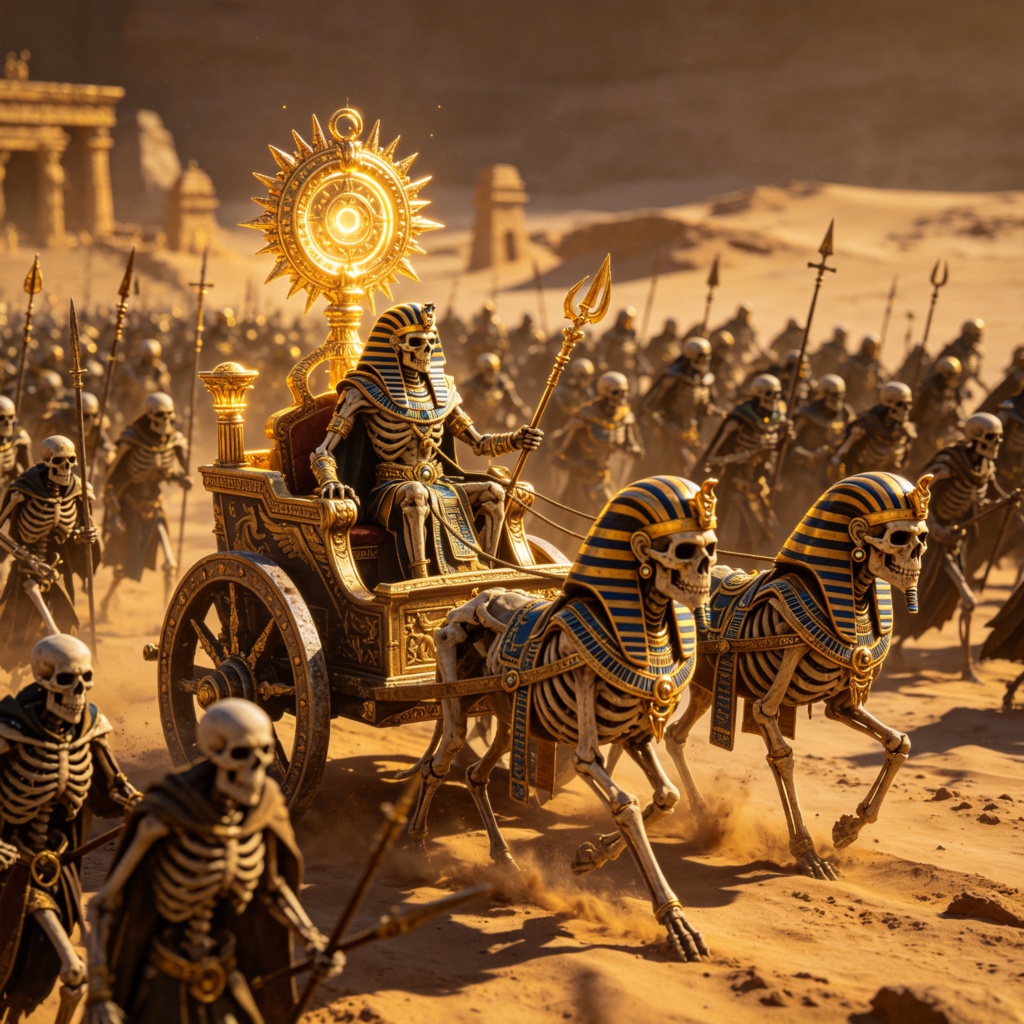 古墓王亡灵军团 - Tomb Kings Undead Legion