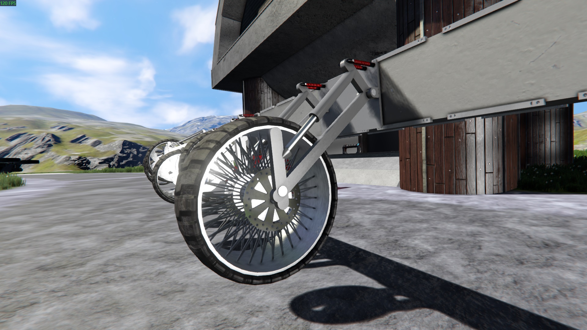 Motorcycle Wheels / Spherical wheel and more wheels