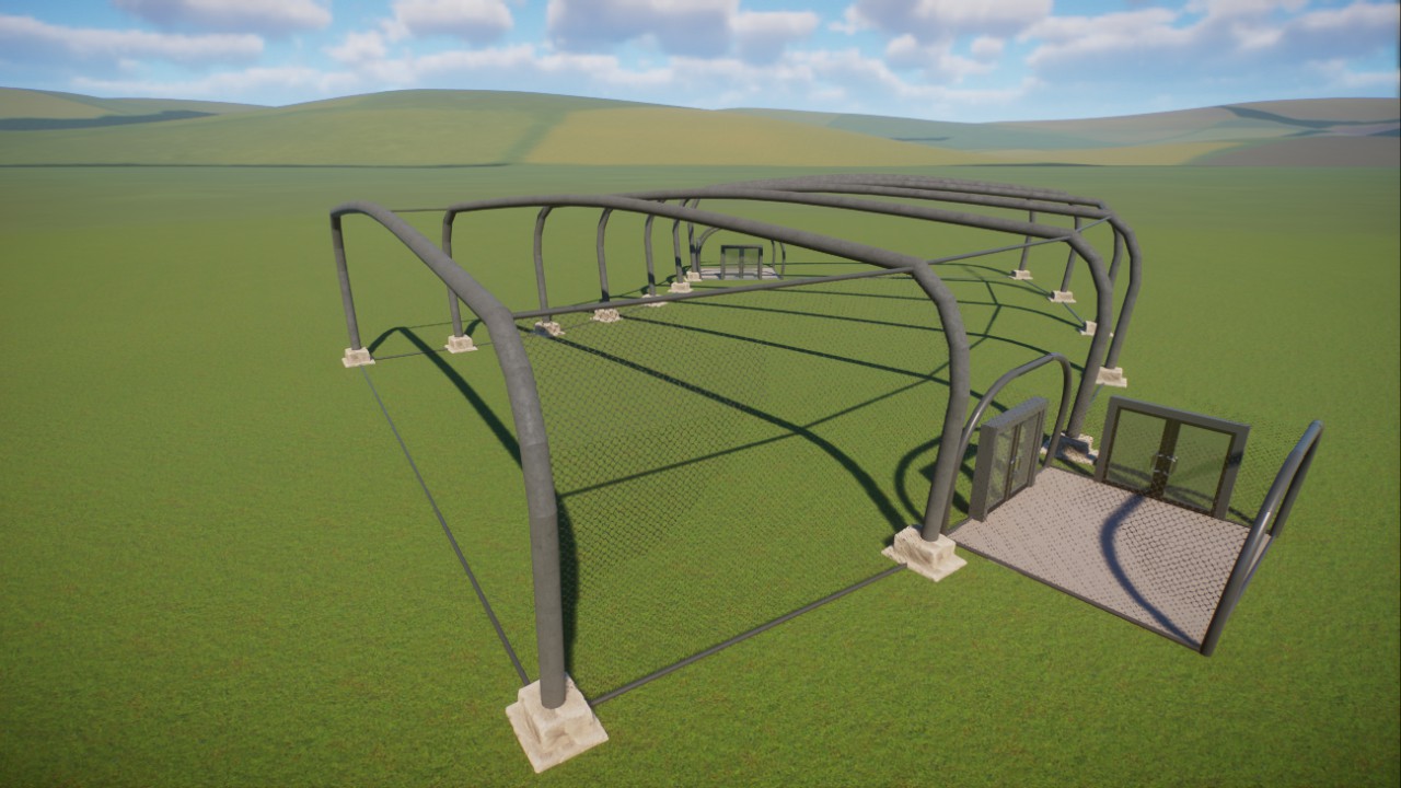Aralandia Curved Modern Aviary