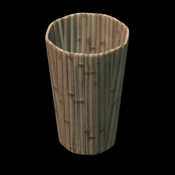Bamboo cup large