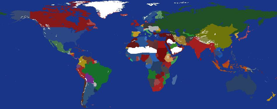 World Map 1901