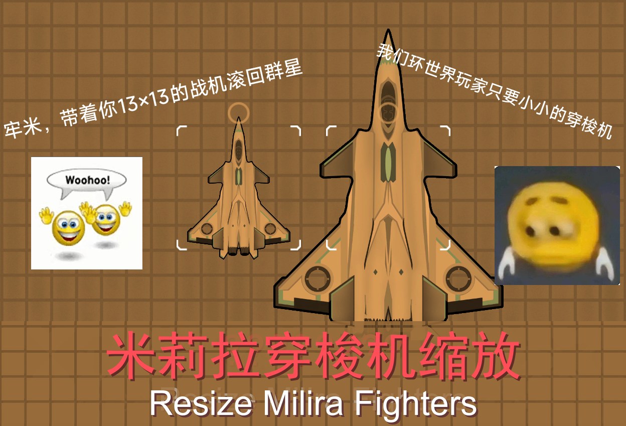 米莉拉穿梭机缩放