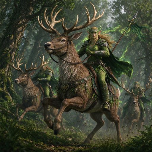 木精灵狂野骑兵 / Wood Elf Wild Riders preview