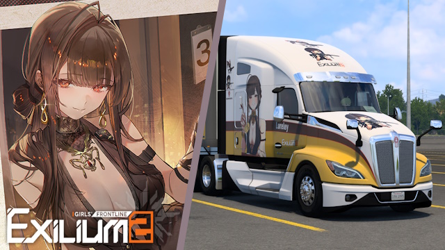 Kenworth T680 2022 Loreley - Girls' Frontline 2: Exilium [Combo Skin]