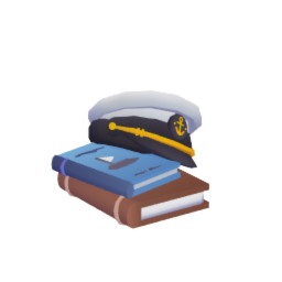 Captains Cap and Boat Logs