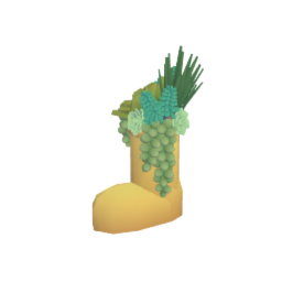 Succulent Filled Rubber Boot Planter