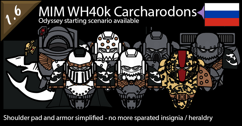 MIM Warhammer 40k Carcharodons RUS