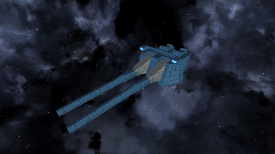 [turret]  Twin Mega Particle Gun : Magellan-class battleship